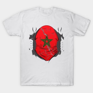 Heartfelt Unity: Celebrating One Morocco One Heart T-Shirt